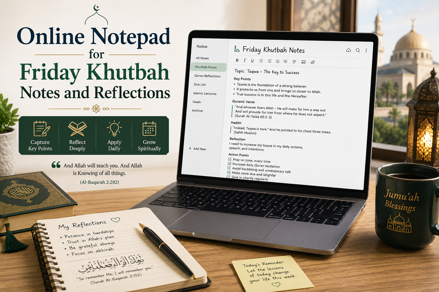 online notepad for friday