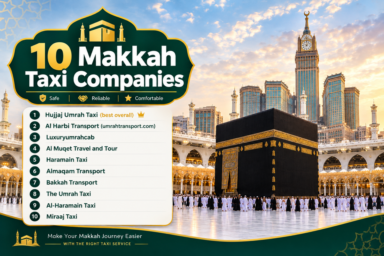 10 Makkah Taxi Companies